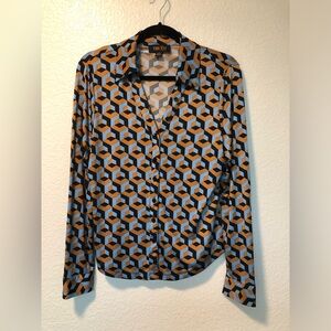 Truth v-Neck Blouse  Size Large very good condition